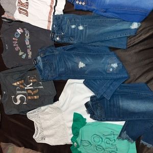 Girls size 10 Kidpik lot, Joe's Jean's, & DKNY